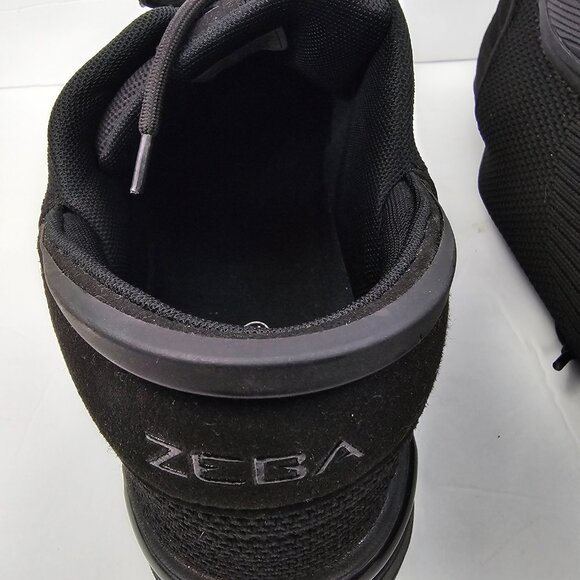 Zeba Men's Black Extra Wide Hands Free Slip On Sneakers Walking Shoes Size 15XW - Picture 10 of 12